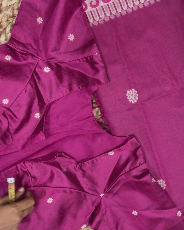 Saree With Stitched Blouse - (size-38-42) - SWSB 340