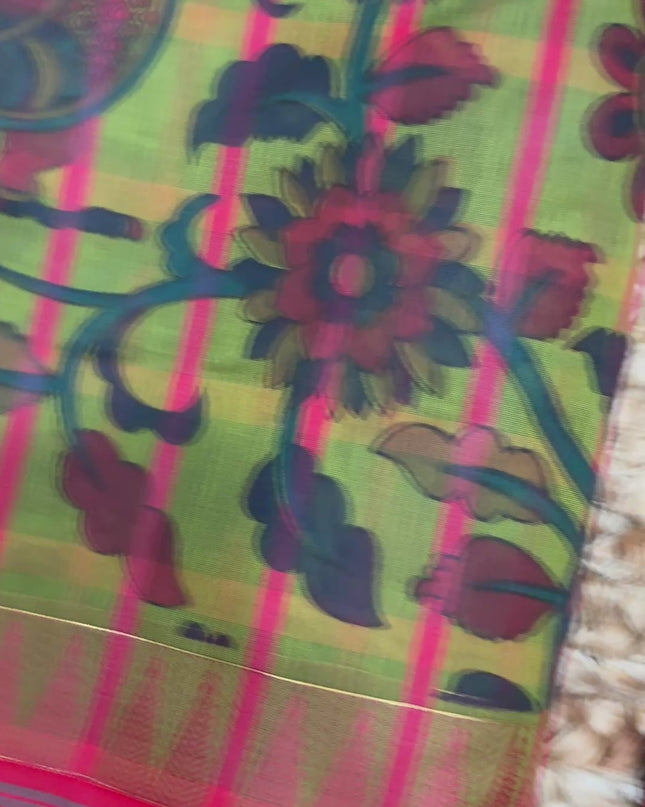 Saree With Stitched Blouse - (size-36-40) - SWSB 306