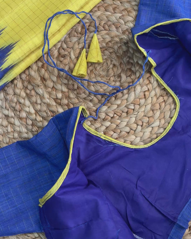 Saree With Stitched Blouse - (size-38 - 42) - SWSB 161