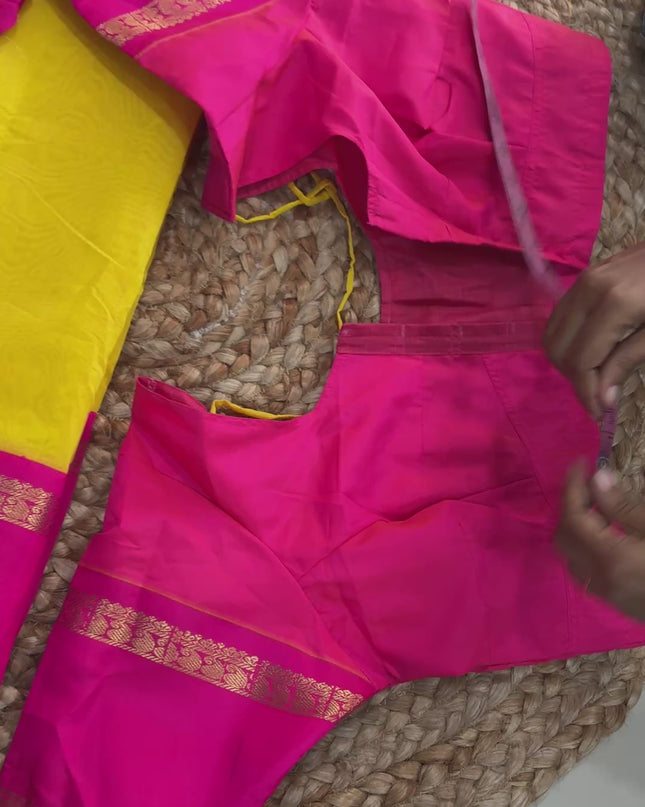 Saree With Stitched Blouse - (size-38-42) SWSB 237