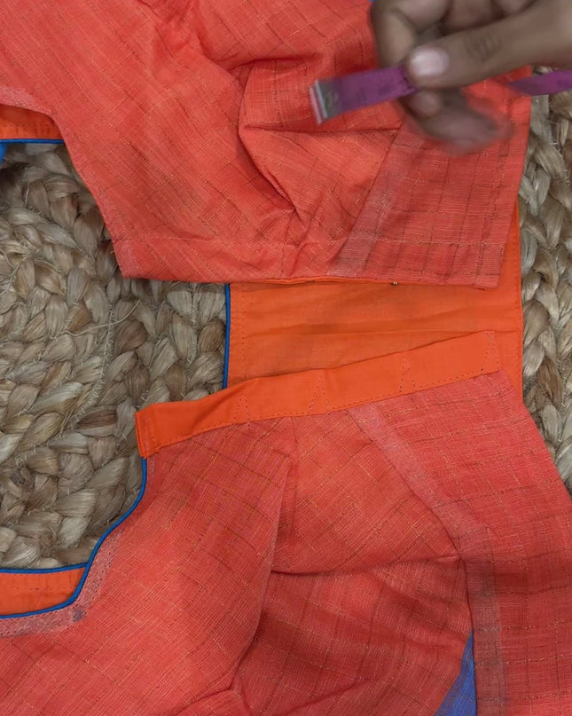 Saree With Stitched Blouse - (size-38-42) - SWSB 253