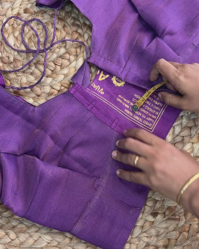 Saree With Stitched Blouse - (size-36-40) - SWSB 160