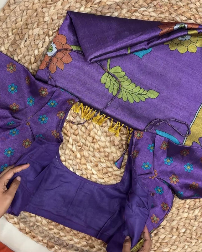 Saree With Stitched Blouse - (size-38-42) - SWSB 151