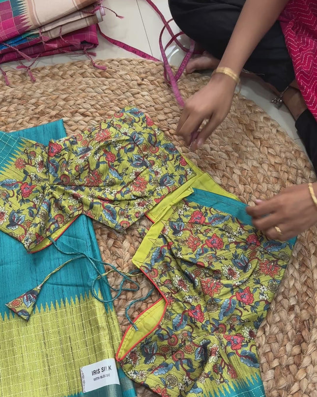 Saree With Stitched Blouse - (size-38-42) - SWSB 220