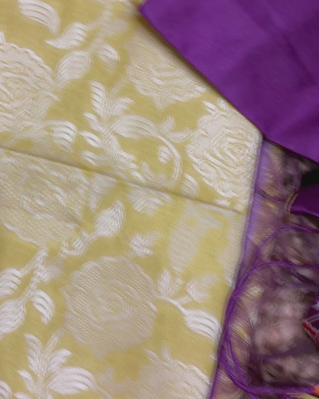 Saree With Stitched Blouse - (size-36-40) - SWSB 324