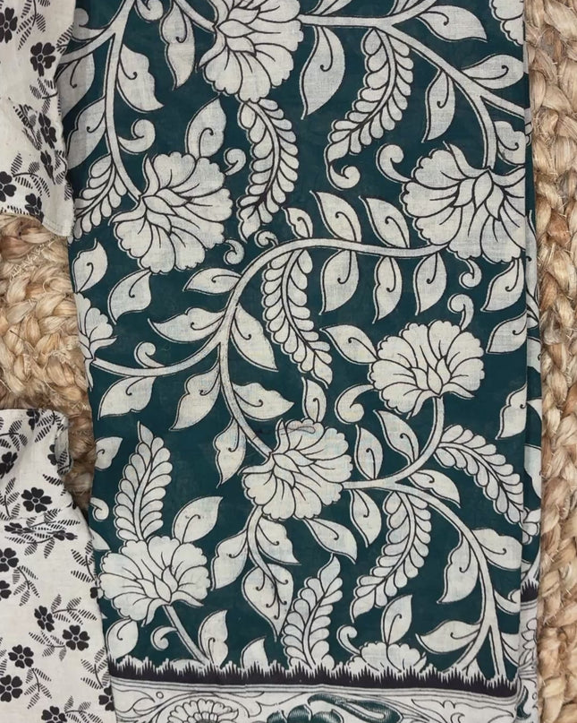 Saree With Stitched Blouse - (size-40-44) - SWSB 186