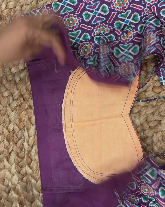 Saree With Stitched Blouse - (size-36-40) - SWSB 178