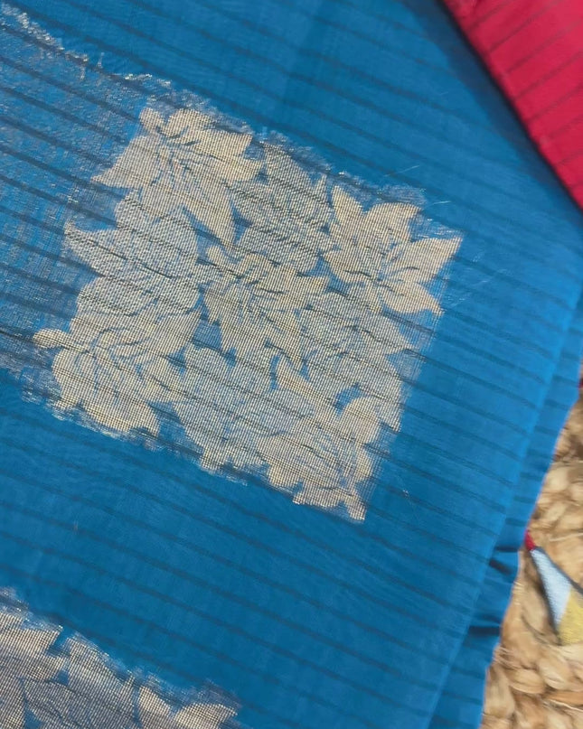 Saree With Stitched Blouse - (size-36-40)  - SWSB 352