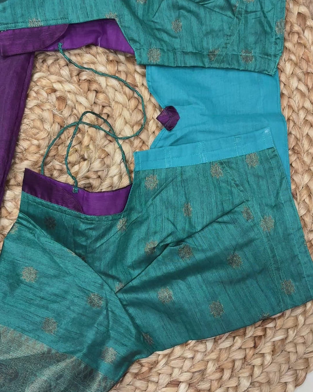 Saree With Stitched Blouse - (size-36-40) - SWSB 149